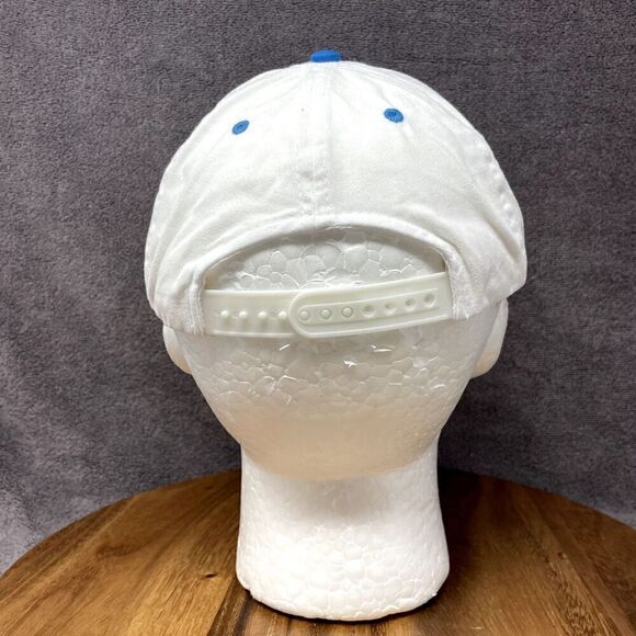VTG Designated Driver Program 80s Snapback Hat Trucker Cap White Blue - Picture 6 of 10